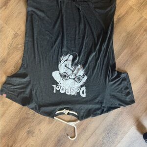 HOMAGE Black Tee with Red Logo Tag